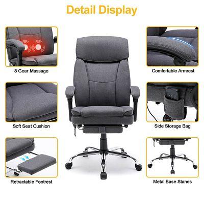 Ergonomic Reclining Massage Office Chair