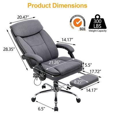 Ergonomic Reclining Massage Office Chair