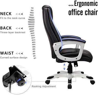 Esright High Back Office Chair, Ergonomic